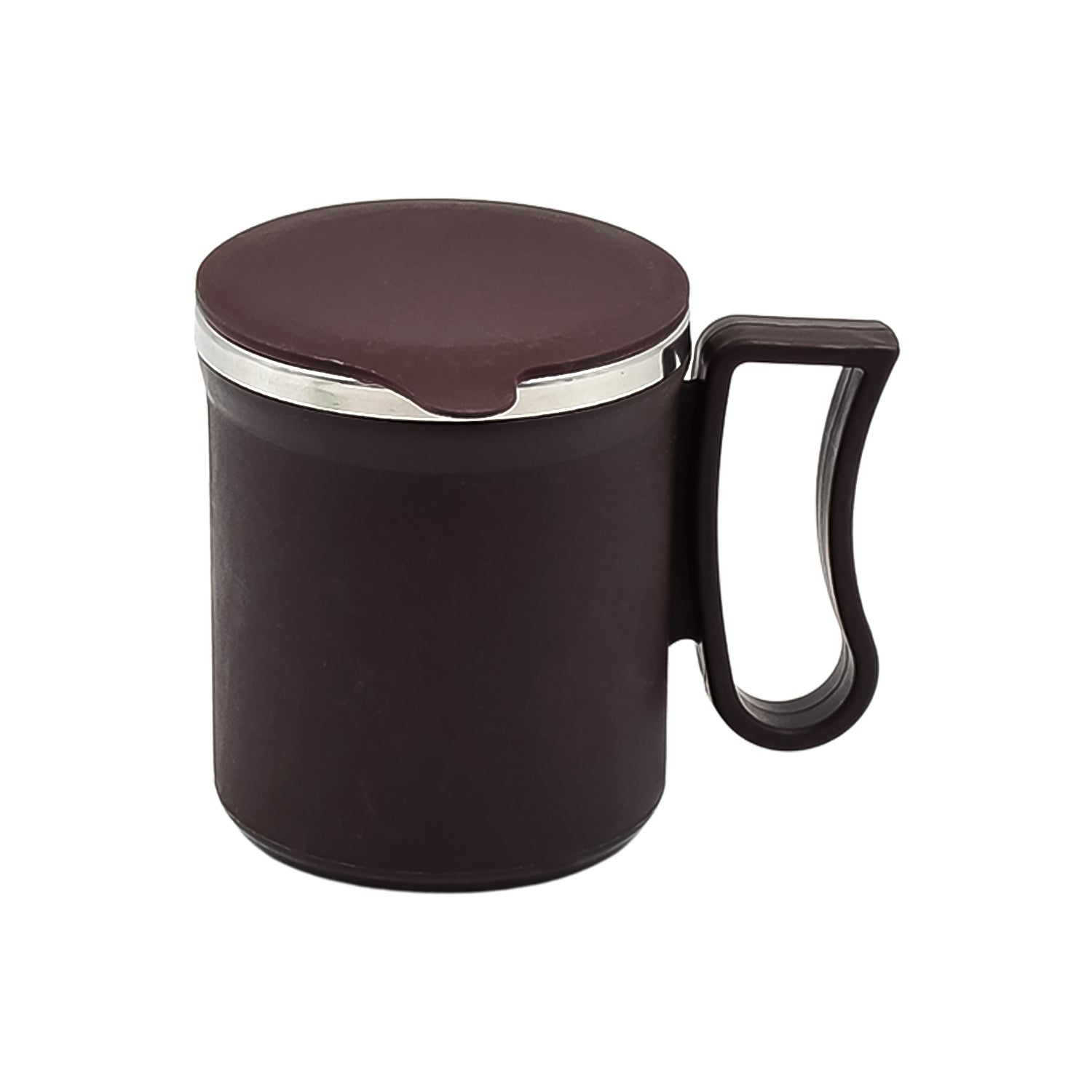 Coffee Mug With Lid And Handle-plastic Covered Stainless Steel Mug (Random Color Approx 200 Ml) Coffee Mug With Lid And Handle-plastic Covered Stainless Steel Mug (Random Color Approx 200 Ml)